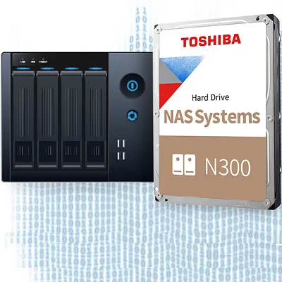 Toshiba N300 HDEXW11ZNA51F 12TB 3.5″ SATA3 Nas Harddisk