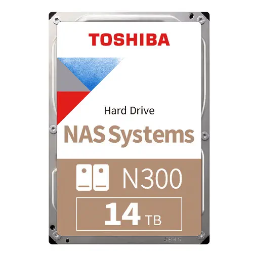 Toshiba N300 HDWG21EUZSVA 14TB 3.5″ SATA3 Nas Harddisk