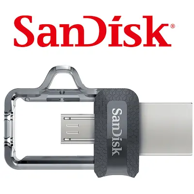 Sandisk Ultra Dual Drive SDDD3-016G-G46 16GB USB 3.0 Flash Bellek