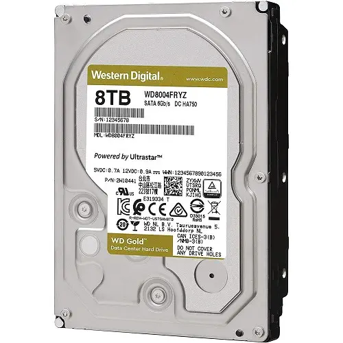 WD Gold Enterprise WD8004FRYZ 8TB 3.5″ SATA3 Harddisk