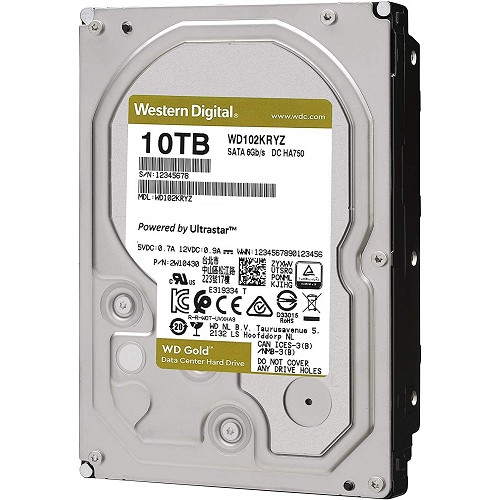 WD Gold Enterprise WD102KRYZ 10TB 3.5″ SATA3 Harddisk