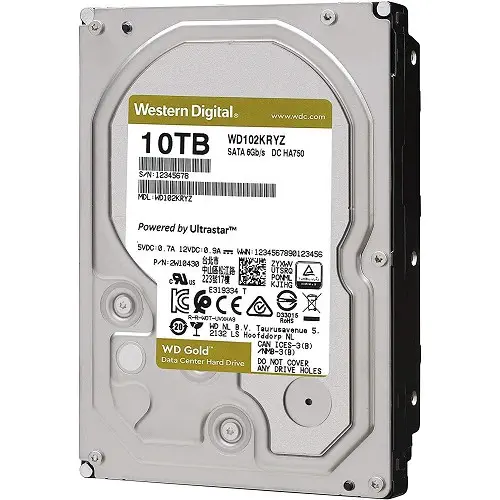 WD Gold Enterprise WD102KRYZ 10TB 3.5″ SATA3 Harddisk
