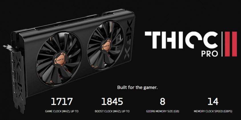XFX AMD Radeon RX 5500 XT 8GB Gaming Ekran Kartı RX-55XT8DFD6