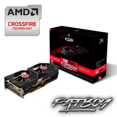 XFX AMD Radeon RX 590 Fatboy 8GB Gaming Ekran Kartı RX-590P8DFD6