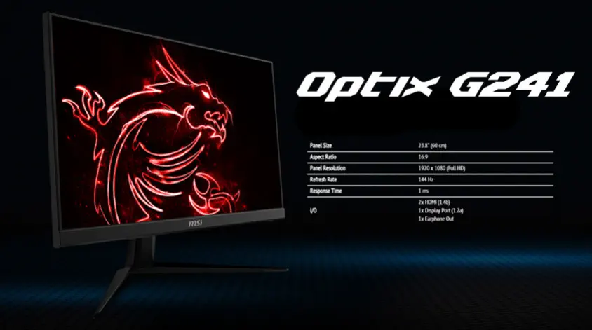 MSI Optix G241 23.8” IPS Full HD Gaming Monitör