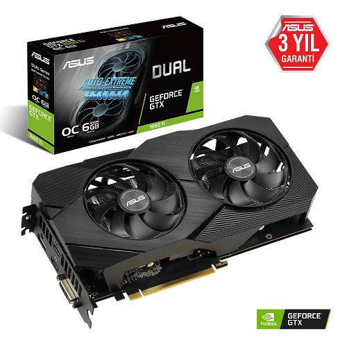 Asus DUAL-GTX1660TI-O6G-EVO Gaming Ekran Kartı