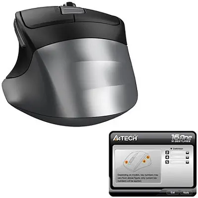 A4 Tech FG35 Gri Kablosuz Mouse