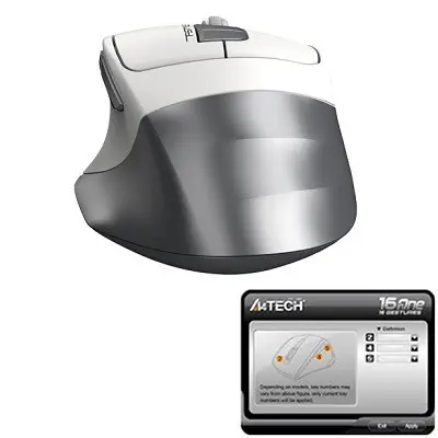 A4 Tech FG35 Gümüş Kablosuz Mouse