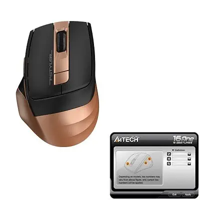 A4 Tech FG35 Bronz Kablosuz Mouse 