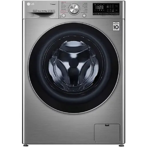 LG F4V5RYP2T  1400 Devir 10.5 Kg Metalik Çamaşır Makinesi