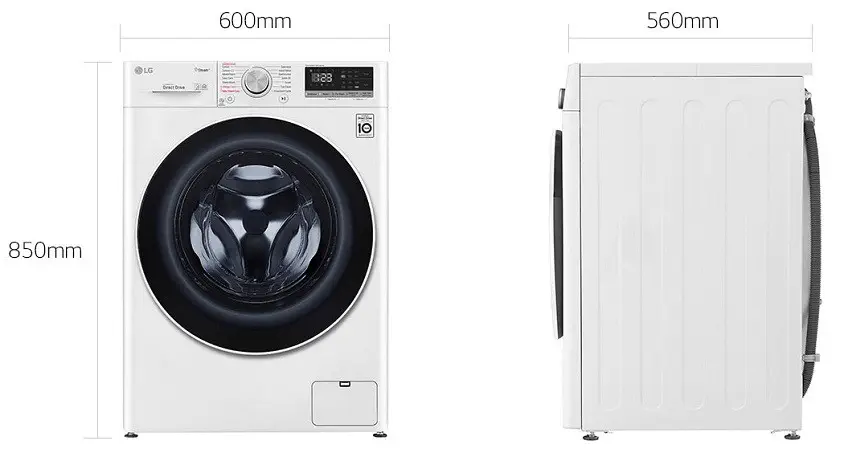 LG F4V5RYP0W 1400 Devir 10.5 Kg Beyaz Çamaşır Makinesi