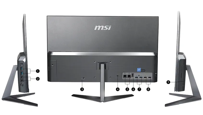 MSI Pro 24X 10M-032XTR 23.8″ Full HD All In One PC