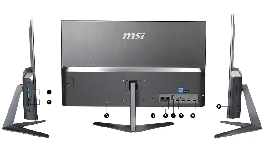 MSI Pro 24X 10M-031XTR 23.8″ Full HD All In One PC