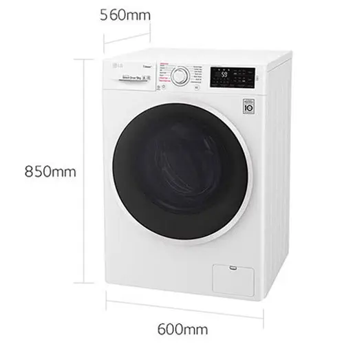 LG F4J6VYP0W A+++ 1400 Devir 9 Kg Beyaz Çamaşır Makinesi