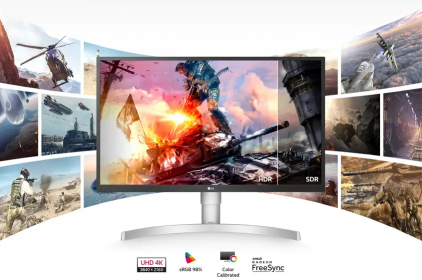 LG 27UL550-W 27″ 4K UHD Gaming Monitör