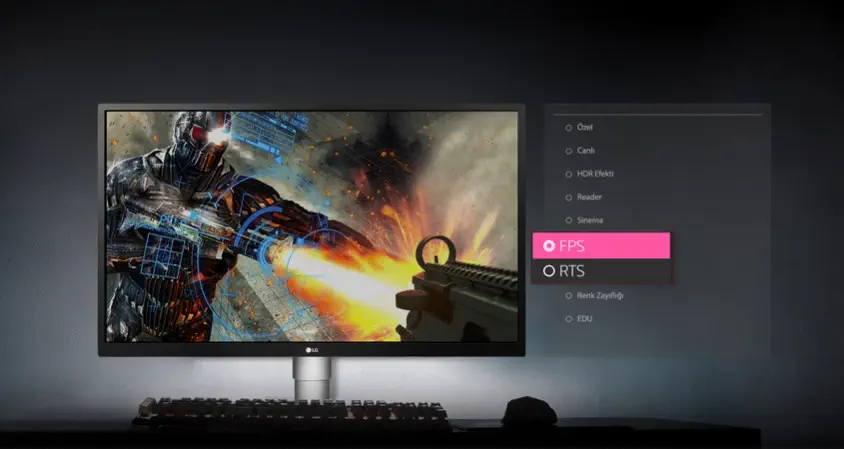 LG 27UL550-W 27″ 4K UHD Gaming Monitör