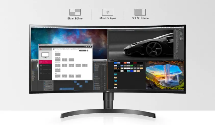 LG 34WL85C 34″ UltraWide QHD Curved Monitör