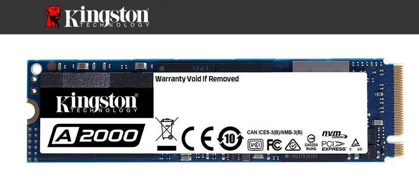 Kingston A2000 SA2000M8/500G 500GB M.2 PCIe NVMe SSD Disk