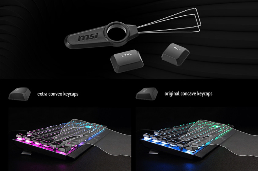 MSI Vigor GK50 Low Profile Mekanik Kablolu Gaming Klavye