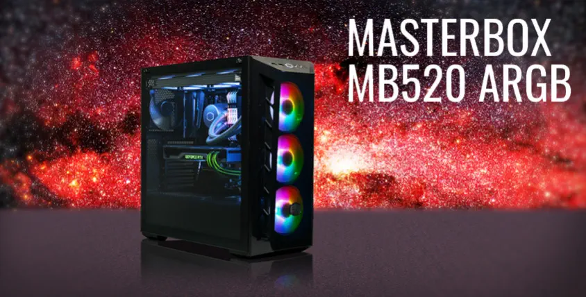 Cooler Master MasterBox MB520 ARGB MCB-B520-KGNN-RGA Mid-Tower Gaming Kasa