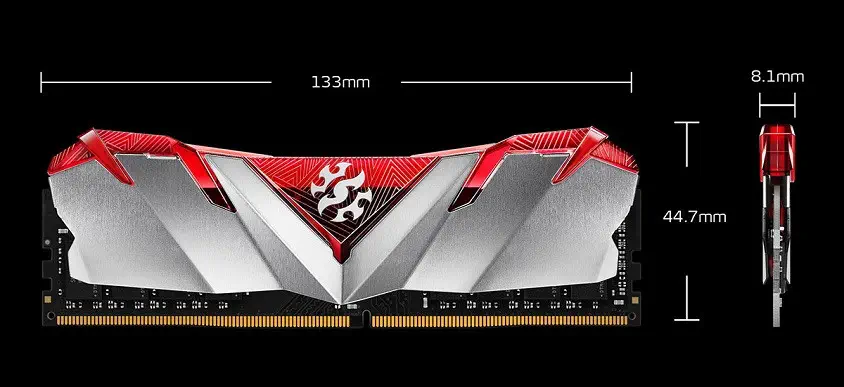 XPG Gammix D30 16GB (2x8GB) DDR4 3000MHz Gaming Ram - AX4U300038G16A-DB30