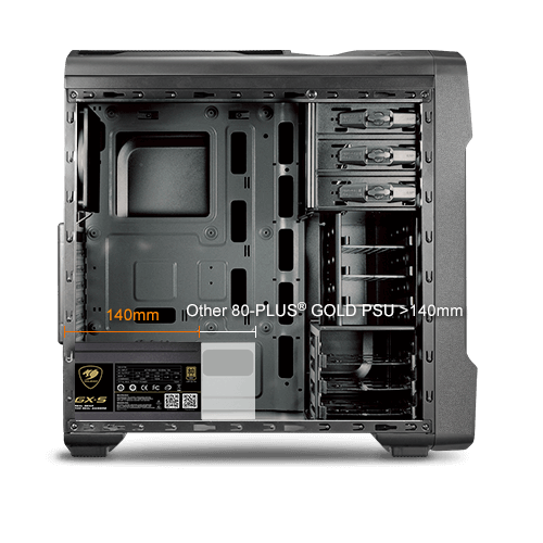 Cougar CGR-GS-650 GX-S 650W 80+ Gold Power Supply 