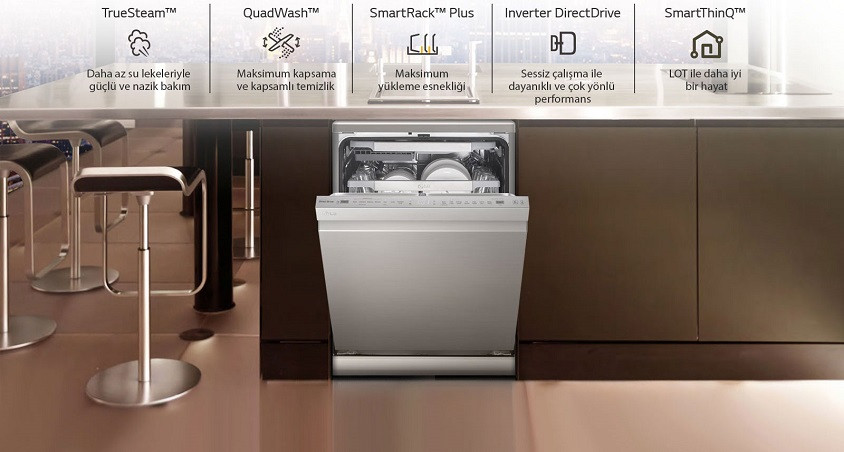 LG DFB325HD Quadwash A+++ Bulaşık Makinesi