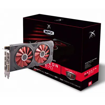 XFX AMD Radeon RX 570 RS XXX Edition Gaming Ekran Kartı RX-570P4DFD6