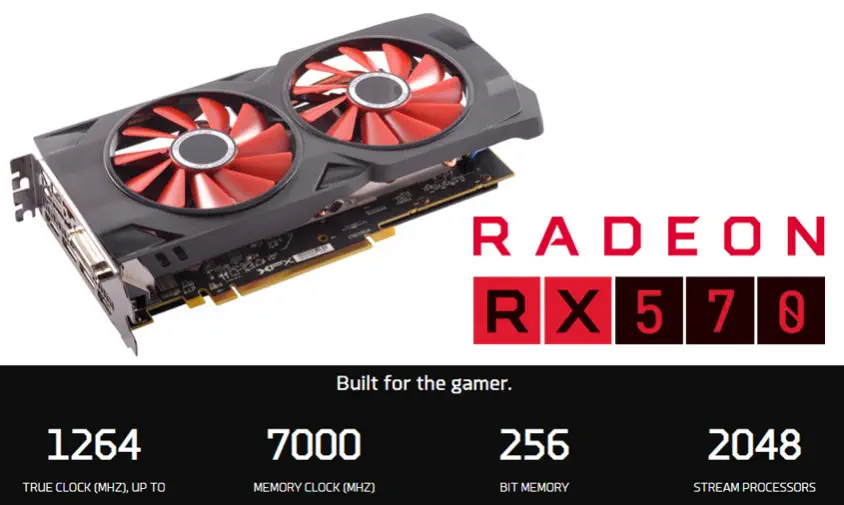 XFX AMD Radeon RX 570 RS XXX Edition Gaming Ekran Kartı RX-570P4DFD6