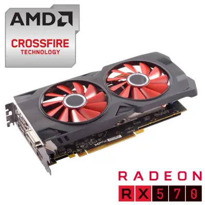 XFX AMD Radeon RX 570 RS XXX Edition Gaming Ekran Kartı RX-570P4DFD6