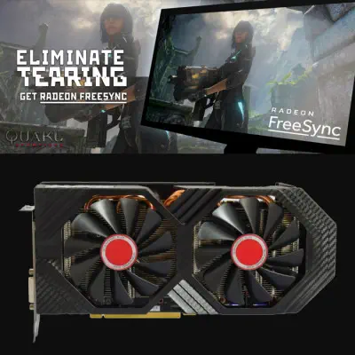 XFX AMD Radeon RX 590 Fatboy Core Edition Gaming Ekran Kartı RX-590P8DLD6