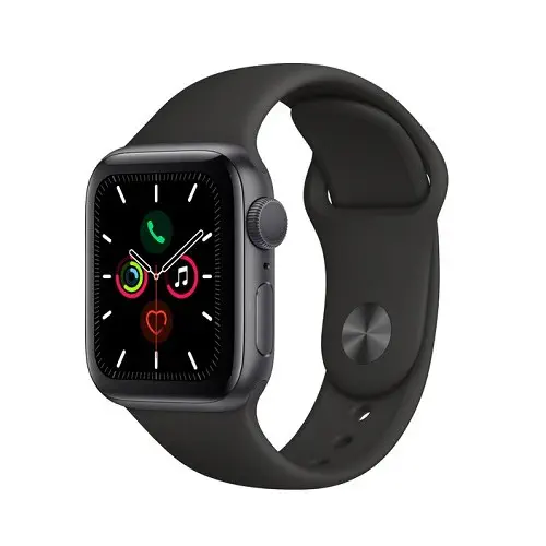 Apple Watch Seri 5 44mm GPS Space Grey Alüminyum Kasa ve Siyah Spor Kordon MWVF2TU/A