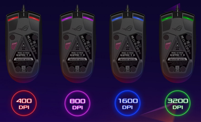 Asus ROG Strix Impact II Kablolu Gaming Mouse