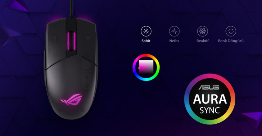 Asus ROG Strix Impact II Kablolu Gaming Mouse