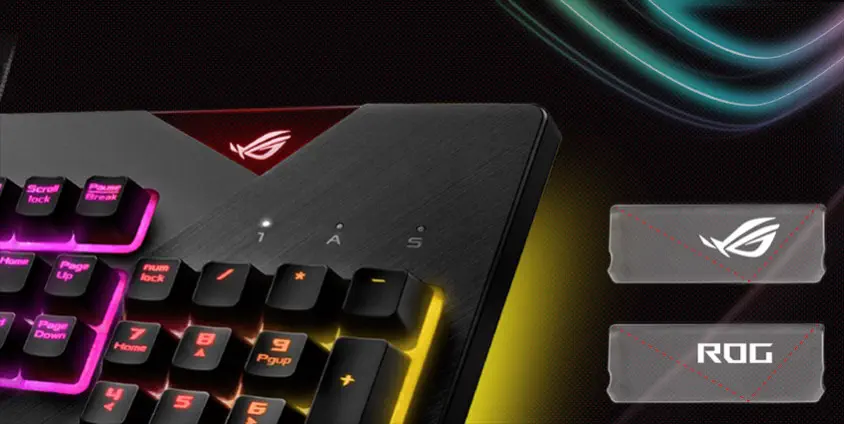 Asus ROG Strix Flare Cherry MX Blue Mekanik Gaming Klavye