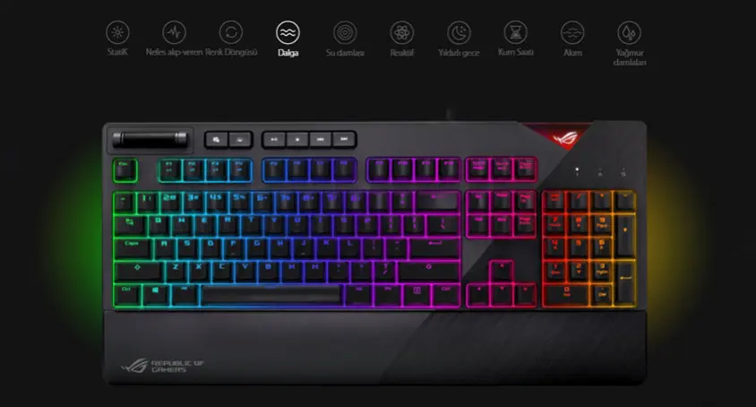 Asus ROG Strix Flare Mekanik Kablolu Gaming Klavye