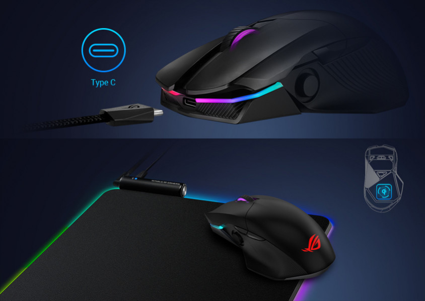 Asus ROG Chakram P704 Kablosuz Gaming Mouse