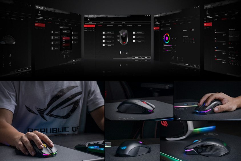 Asus ROG Chakram P704 Kablosuz Gaming Mouse