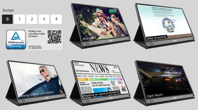 ASUS MB16AMT Dokunmatik Monitör