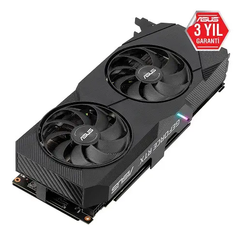 Asus GeForce RTX 2060 Super DUAL-RTX2060S-A8G-EVO V2 8GB GDDR6 256Bit DX12 Gaming (Oyuncu) Ekran Kartı