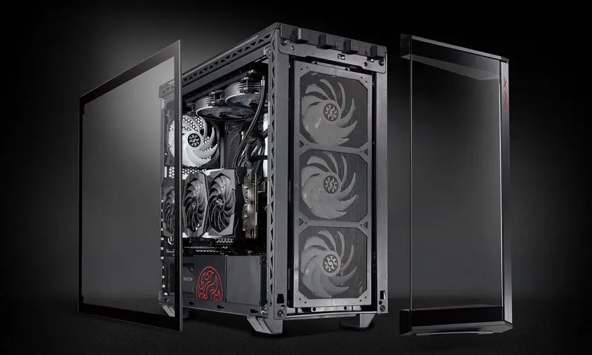 XPG Battlecruiser Temperli USB 3.0 E-ATX Mid-Tower Beyaz Gaming (Oyuncu) Kasa (BATTLECRUISER-WHCWW)