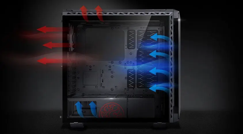 XPG Battlecruiser Temperli USB 3.0 E-ATX Mid-Tower Beyaz Gaming (Oyuncu) Kasa (BATTLECRUISER-WHCWW)