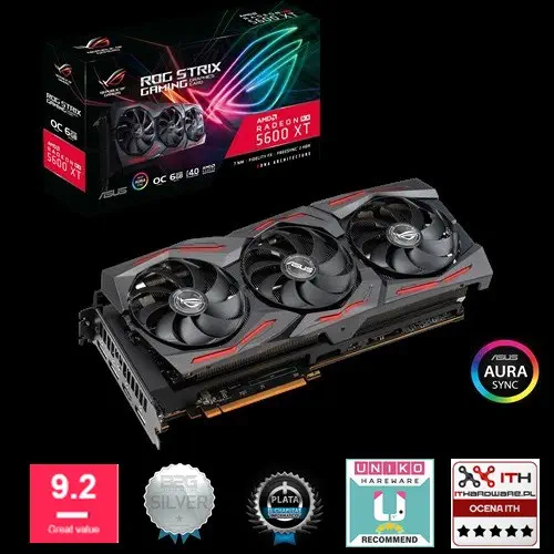 Asus ROG-Strix-RX5600XT-O6G-Gaming Ekran Kartı