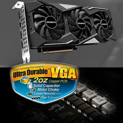 Gigabyte GV-N166SGAMING-6GD GeForce GTX 1660 Super 6GB GDDR6 192Bit DX12 Gaming (Oyuncu) Ekran Kartı