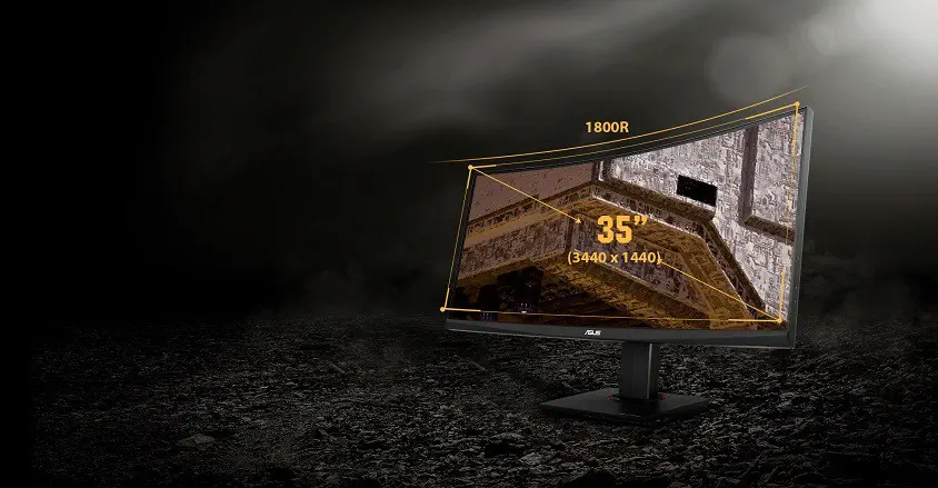 Asus Rog Strix VG35VQ 35 inc UWQHD Curved Gaming Monitör