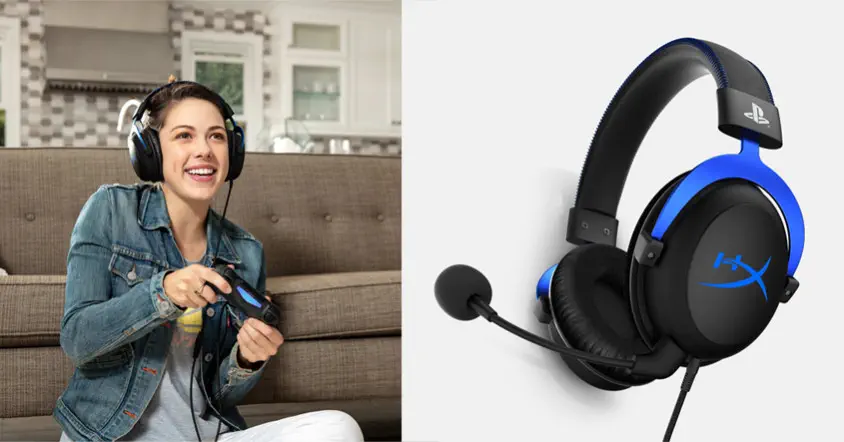 HyperX Cloud Blue HX-HSCLS-BL/EM PS4 Kablolu Gaming Kulaklık