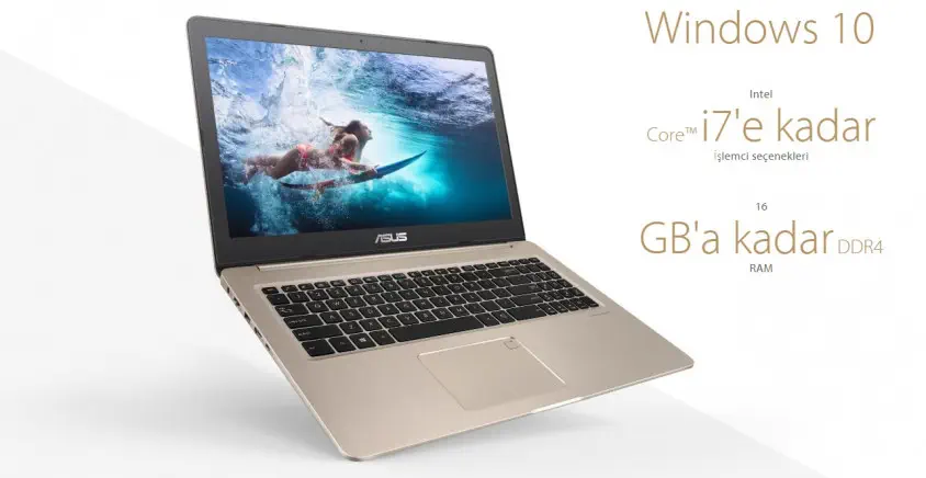 Asus N580VD-DM425T i7-7700HQ 2.8GHz 8GB DDR4 128GB SSD+1TB 4GB GTX1050 15.6″ Full HD Windows 10 Notebook 