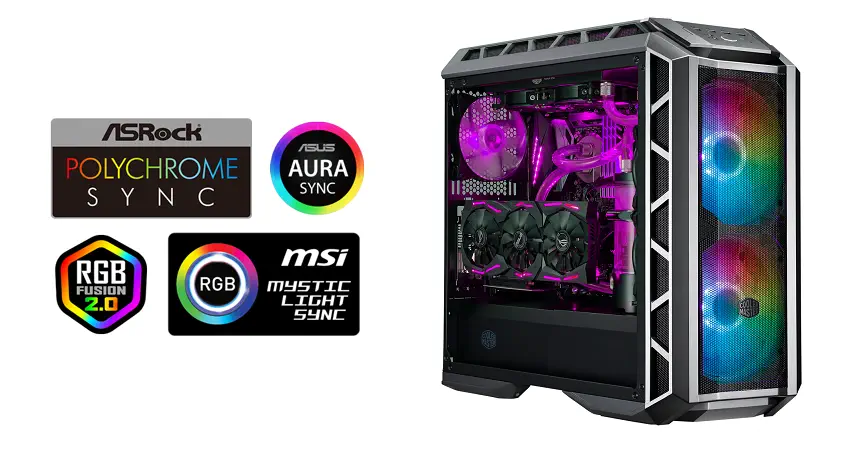 Cooler Master H500P MCM-H500P-MGNN-S11 USB 3.2 ARGB MidiTower Gaming (Oyuncu) Kasa