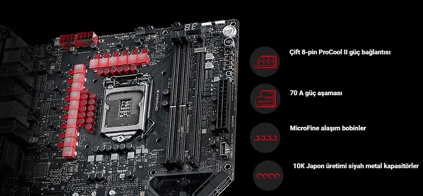 Asus ROG MAXIMUS XII APEX Intel Z490 Soket 1200 DDR4 4800(OC)MHz ATX Gaming (Oyuncu) Anakart