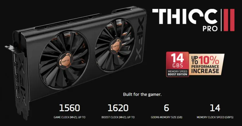 XFX AMD Radeon RX 5600 XT THICC II Pro Gaming Ekran Kartı RX-56XT6DF46